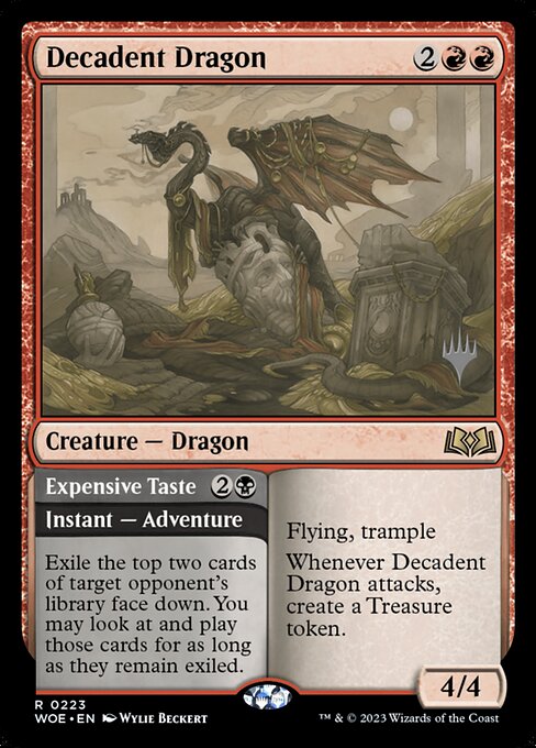 Decadent Dragon // Expensive Taste (PWOE 223p)