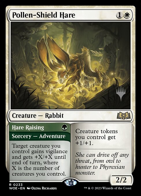 Pollen-Shield Hare // Hare Raising (PWOE 233p)