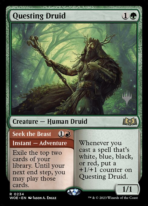 Questing Druid // Seek the Beast (PWOE 234p)