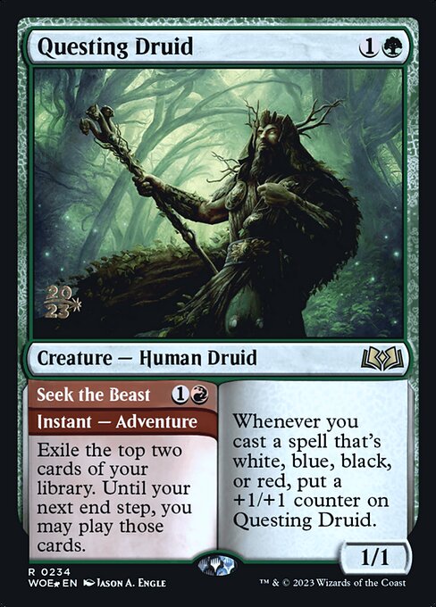 Questing Druid // Seek the Beast (PWOE 234s)
