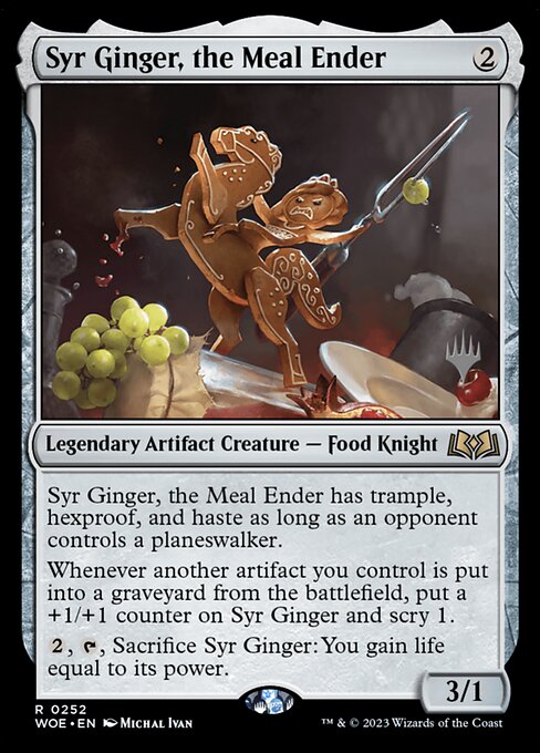 Syr Ginger, the Meal Ender (PWOE 252p)