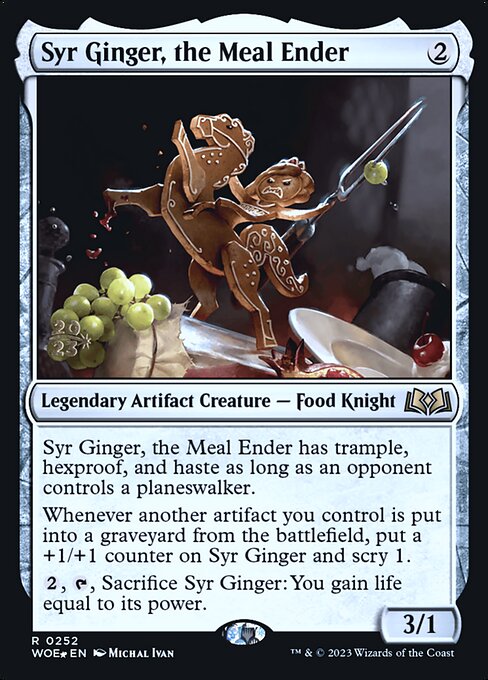 Syr Ginger, the Meal Ender (PWOE 252s)