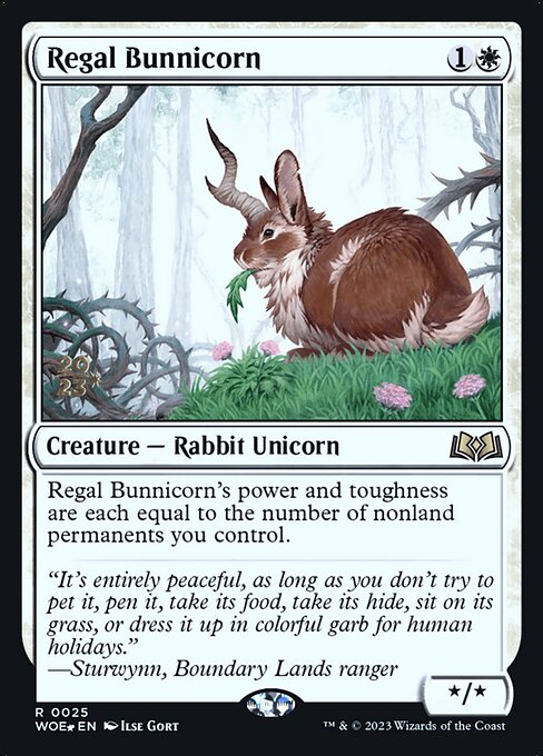Regal Bunnicorn (PWOE 25s)