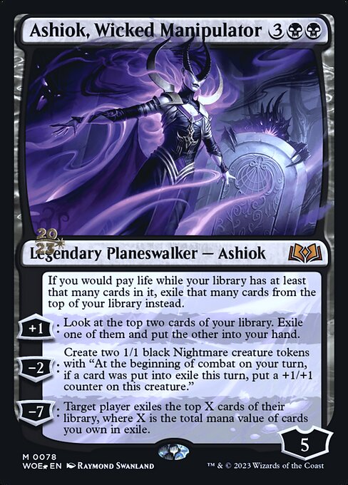 Ashiok, Wicked Manipulator (PWOE 78s)