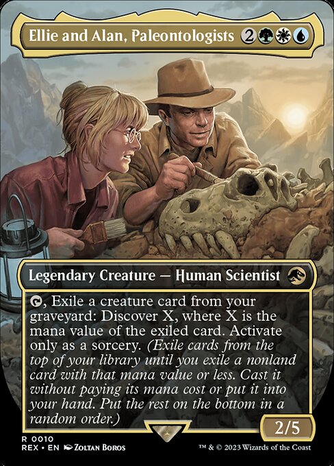 Ellie and Alan, Paleontologists (REX 10)