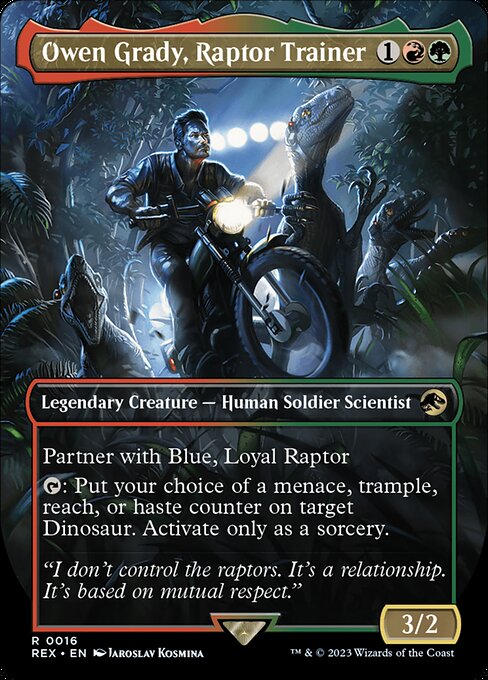 Owen Grady, Raptor Trainer (REX 16)