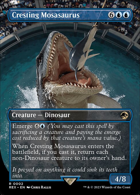 Cresting Mosasaurus (REX 2)