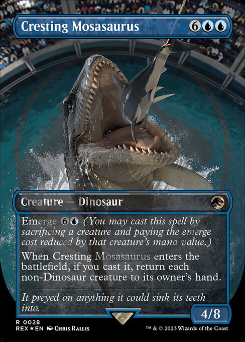 Cresting Mosasaurus (REX 28)
