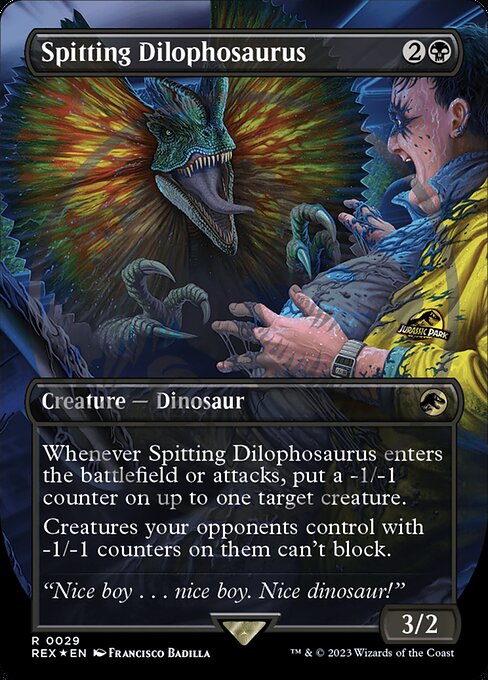 Spitting Dilophosaurus (REX 29)