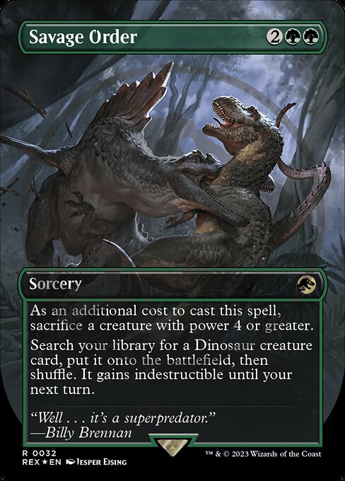 Savage Order (REX 32)