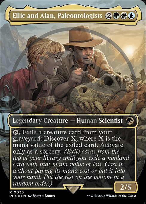 Ellie and Alan, Paleontologists (REX 35)