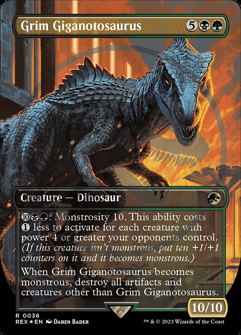 Grim Giganotosaurus (REX 36)