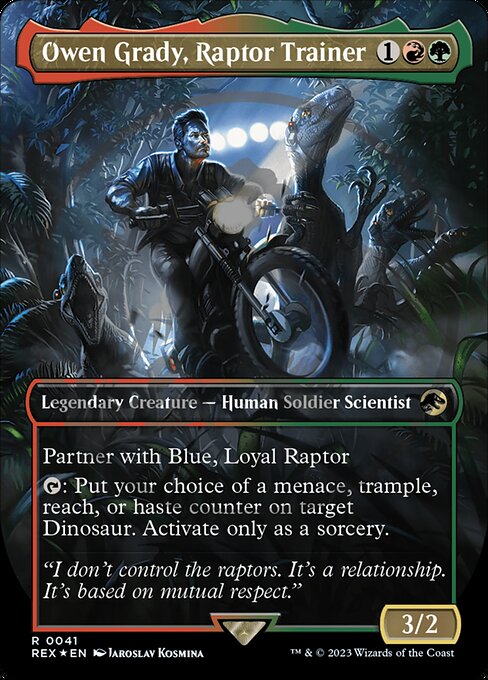 Owen Grady, Raptor Trainer (REX 41)