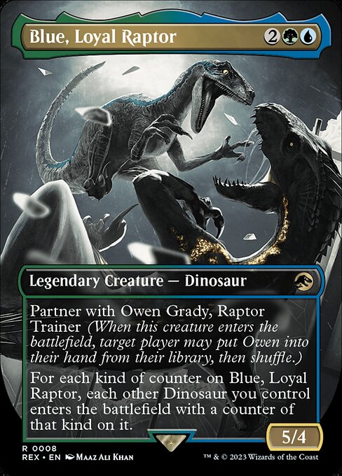 Blue, Loyal Raptor (REX 8)