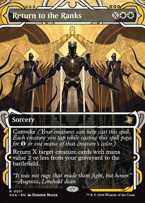 Return to the Ranks (SOA 11)