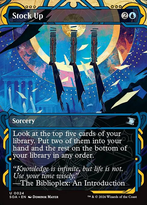 Stock Up (SOA 24)