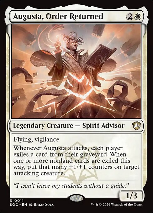 Augusta, Order Returned (SOC 11)
