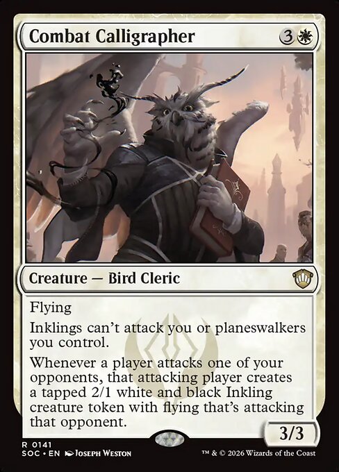 Combat Calligrapher (SOC 141)