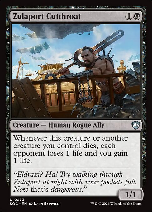Zulaport Cutthroat (SOC 233)