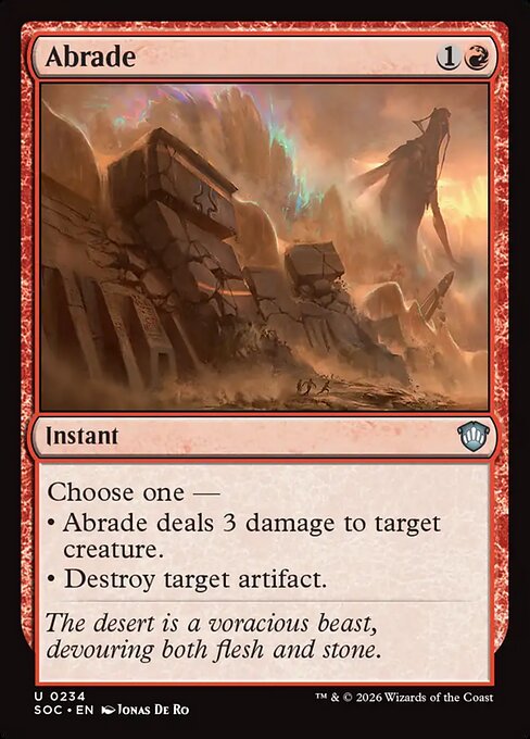 Abrade (SOC 234)