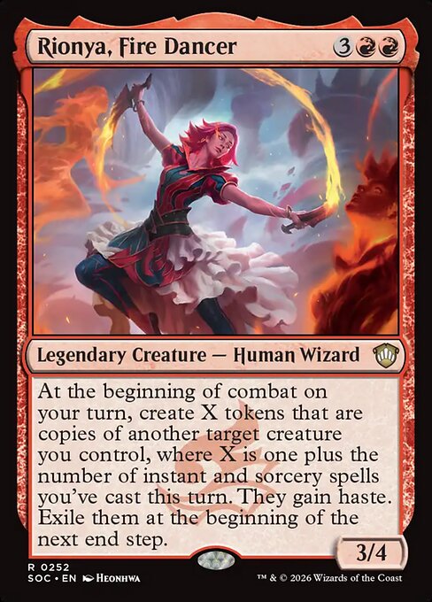 Rionya, Fire Dancer (SOC 252)