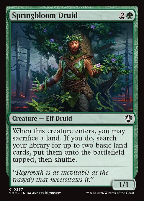 Springbloom Druid (SOC 287)
