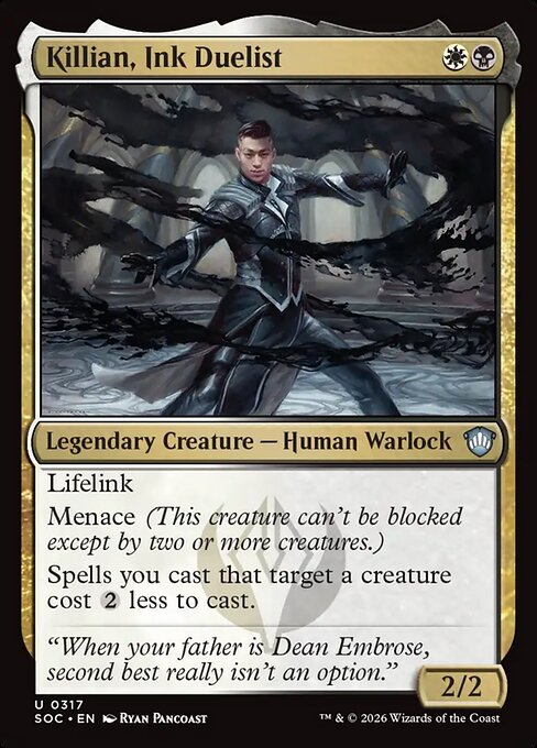 Killian, Ink Duelist (SOC 317)