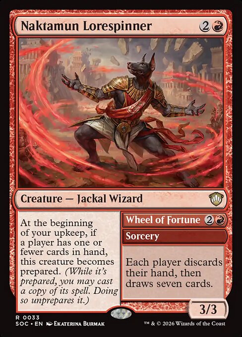 Naktamun Lorespinner // Wheel of Fortune (SOC 33)