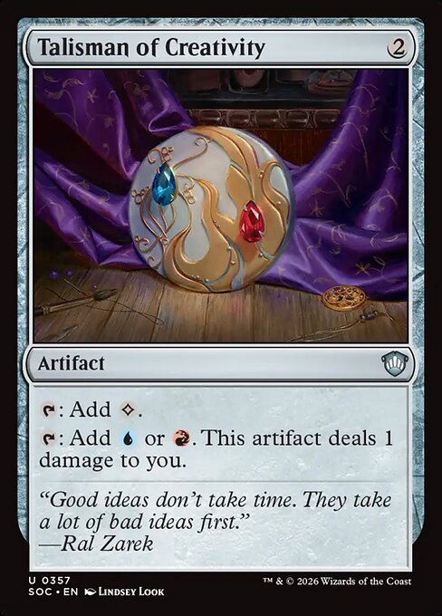 Talisman of Creativity (SOC 357)