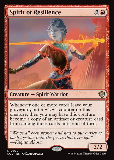 Spirit of Resilience (SOC 37)