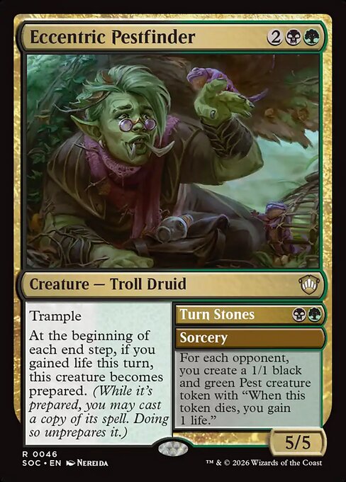 Eccentric Pestfinder // Turn Stones (SOC 46)