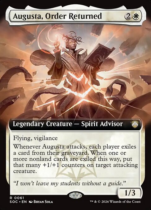 Augusta, Order Returned (SOC 61)