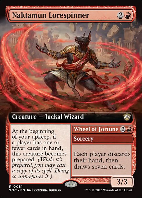Naktamun Lorespinner // Wheel of Fortune (SOC 81)