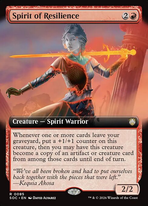 Spirit of Resilience (SOC 85)