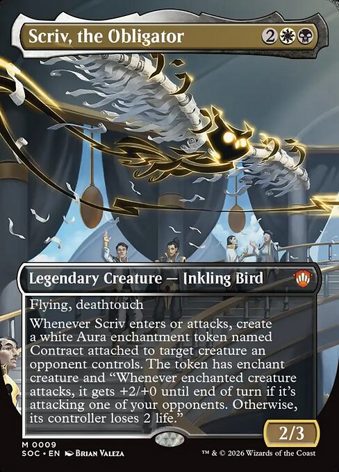 Scriv, the Obligator (SOC 9)