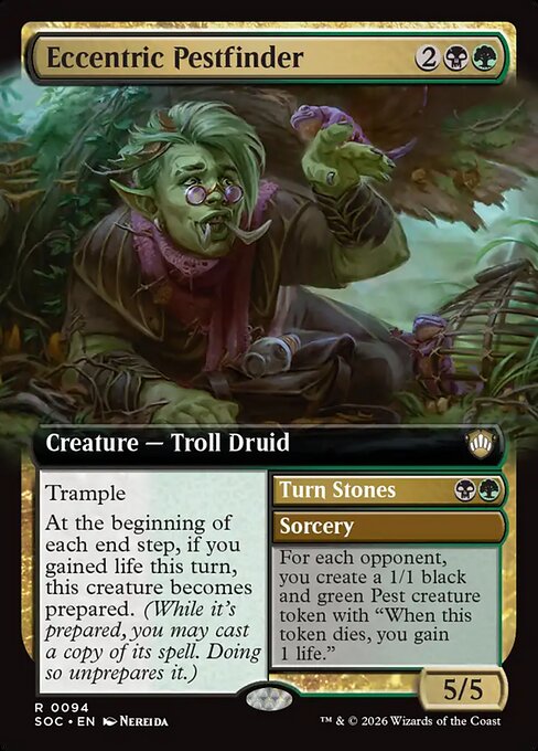 Eccentric Pestfinder // Turn Stones (SOC 94)
