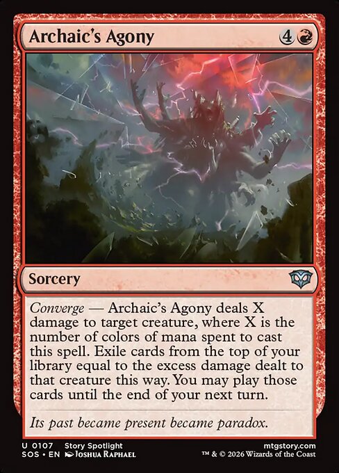Archaic's Agony (SOS 107)