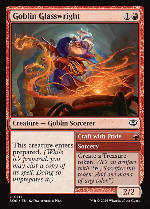 Goblin Glasswright // Craft with Pride (SOS 117)