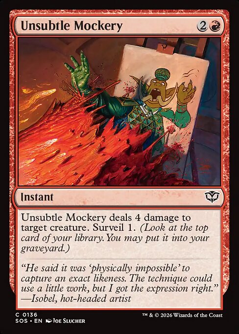 Unsubtle Mockery (SOS 136)