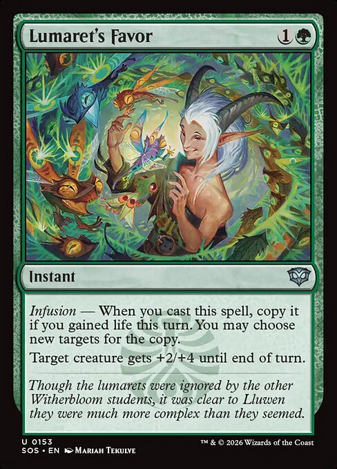 Lumaret's Favor (SOS 153)