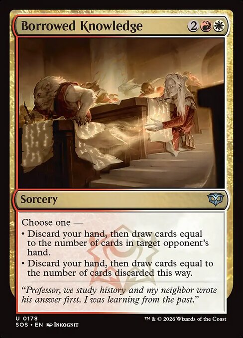 Borrowed Knowledge (SOS 178)