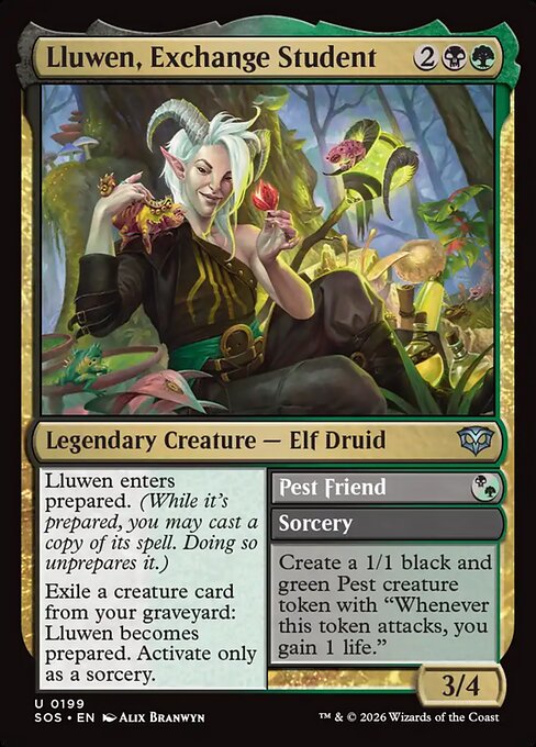 Lluwen, Exchange Student // Pest Friend (SOS 199)