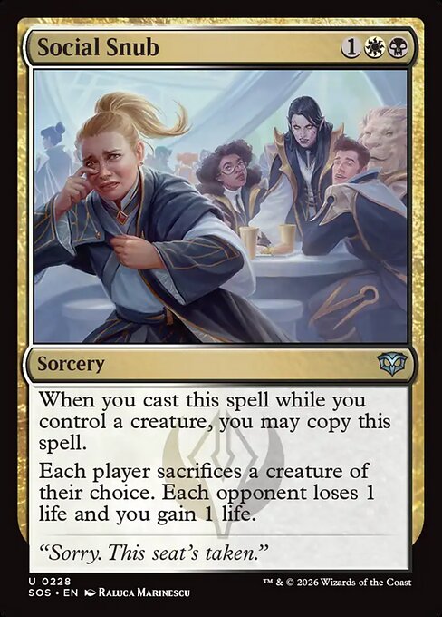 Social Snub (SOS 228)