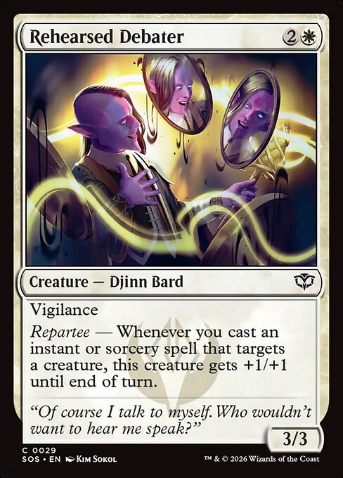 Rehearsed Debater (SOS 29)