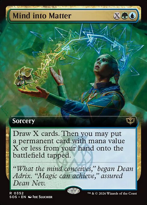 Mind into Matter (SOS 352)
