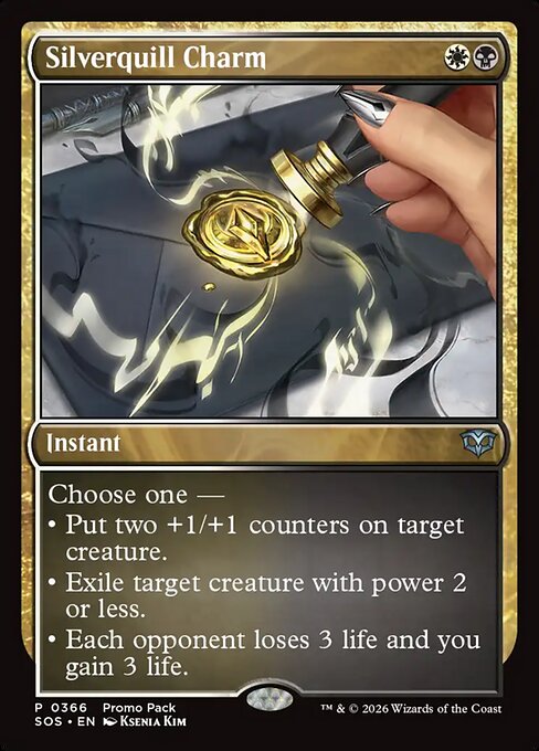 Silverquill Charm (SOS 366)