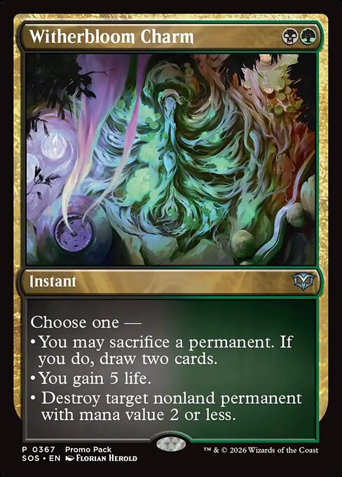 Witherbloom Charm (SOS 367)
