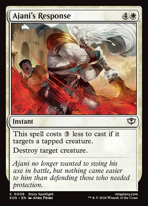 Ajani's Response (SOS 6)