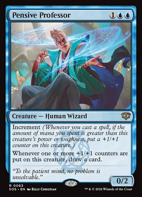 Pensive Professor (SOS 63)