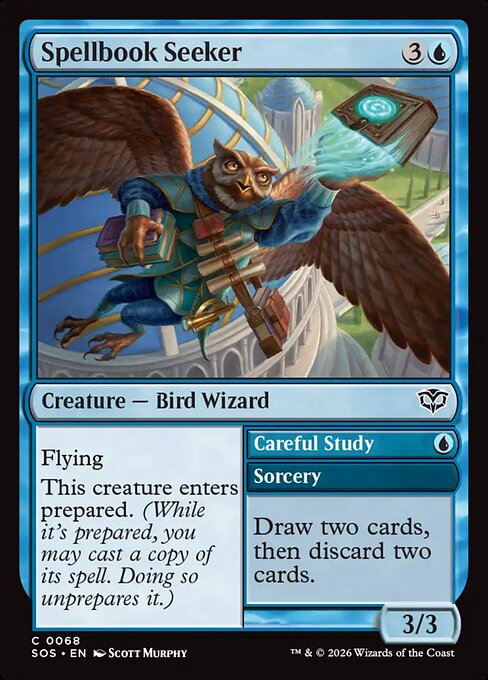 Spellbook Seeker // Careful Study (SOS 68)